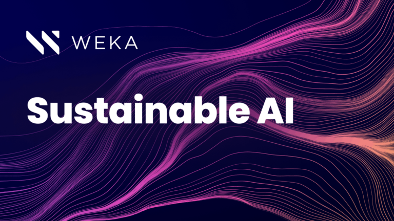 WEKA Launches Sustainable AI Initiative