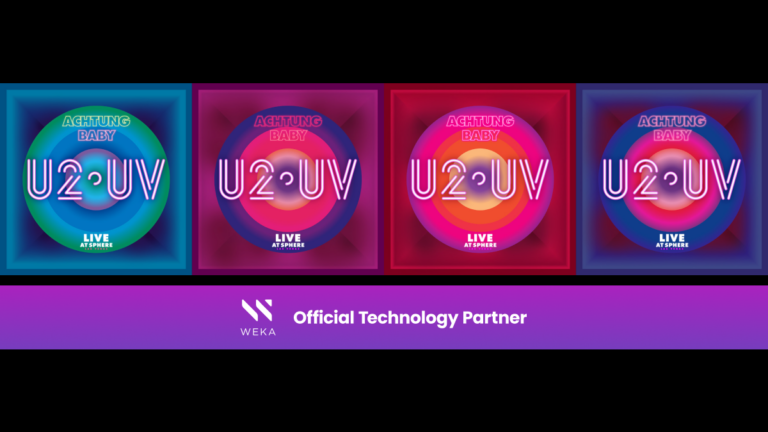 WEKA Named U2’s Official Technology Partner Ahead of Achtung Baby Shows