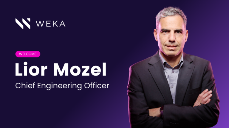 WEKA Taps Lior Mozel To Be Its First Chief Engineering Officer