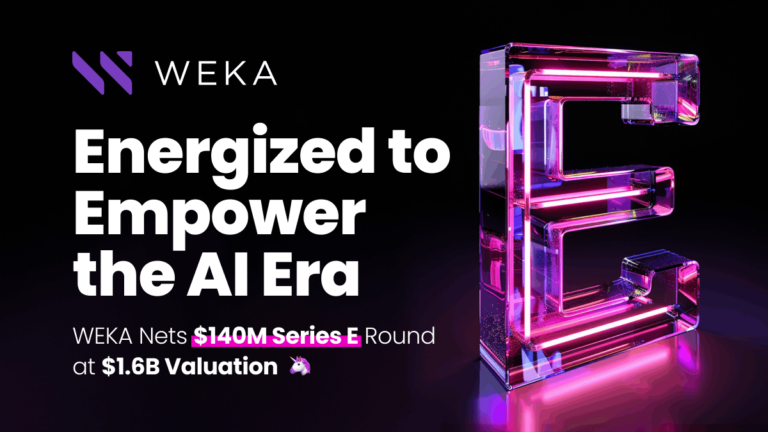 WEKA Nets $140M in Series E Funding at $1.6B Valuation