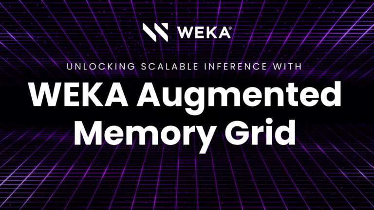 Unlocking Scalable Inference with WEKA Augmented Memory Grid