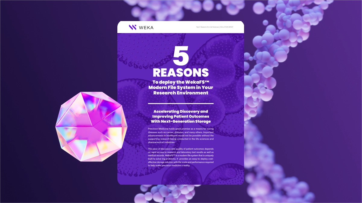 Top 5 Reasons Why WEKA for Life Sciences