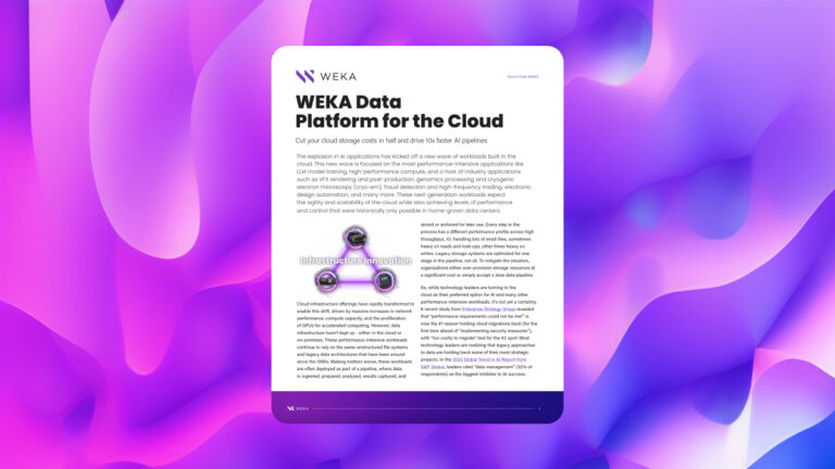 WEKA Data Platform for the Cloud
