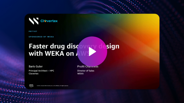 Clovertex and WEKA: Faster Drug Discovery Design with WEKA on AWS