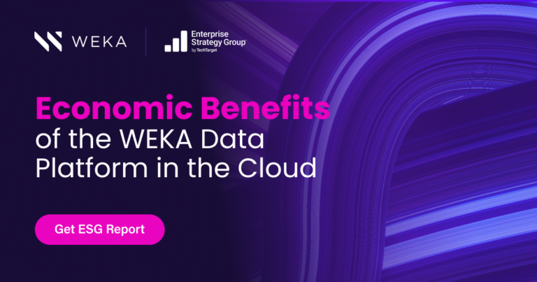 Analyzing the Economic Benefits of the WEKA®️ Data Platform for Cloud Workloads