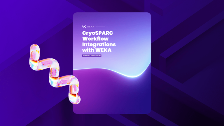 CryoSPARC Workflow Integrations with WEKA
