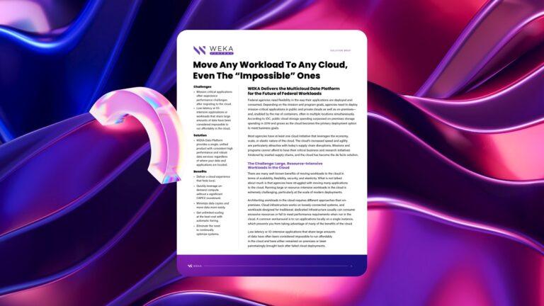 The Multicloud Data Platform for the Future of Federal Workloads