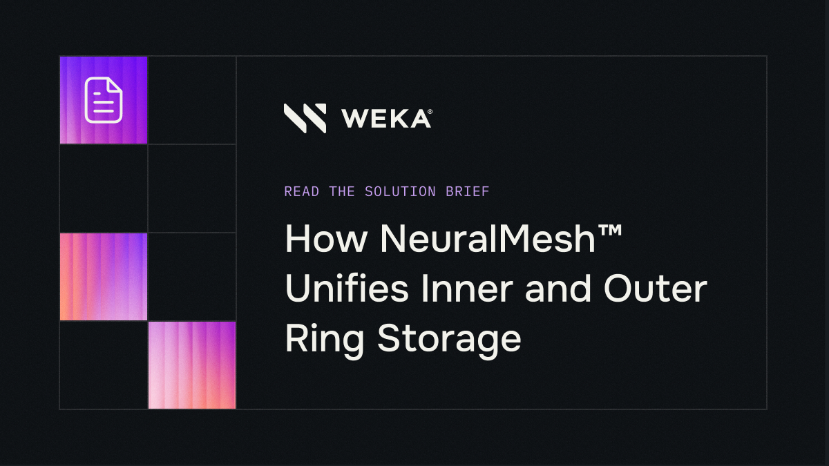 How NeuralMesh Unifies Inner and Outer Ring Storage