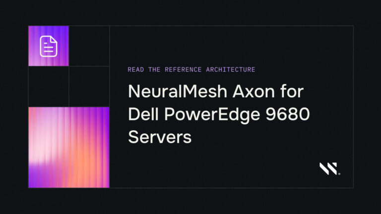 NeuralMesh Axon for Dell PowerEdge 9680 Servers