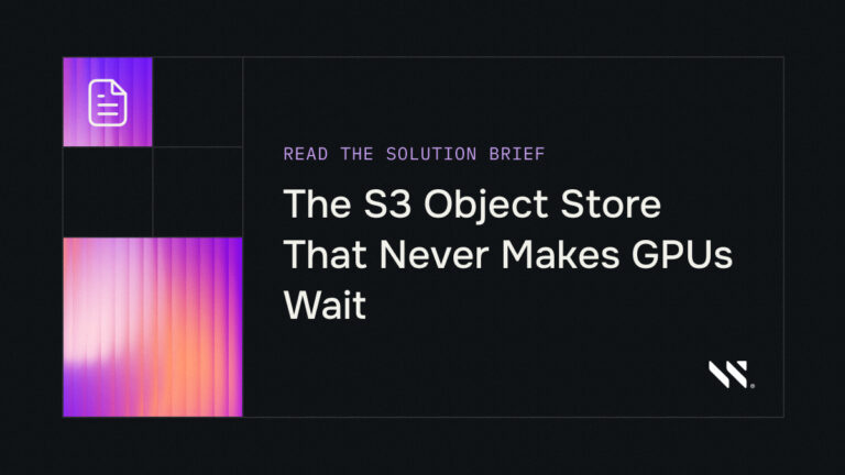 The S3 Object Store That Never Makes GPUs Wait