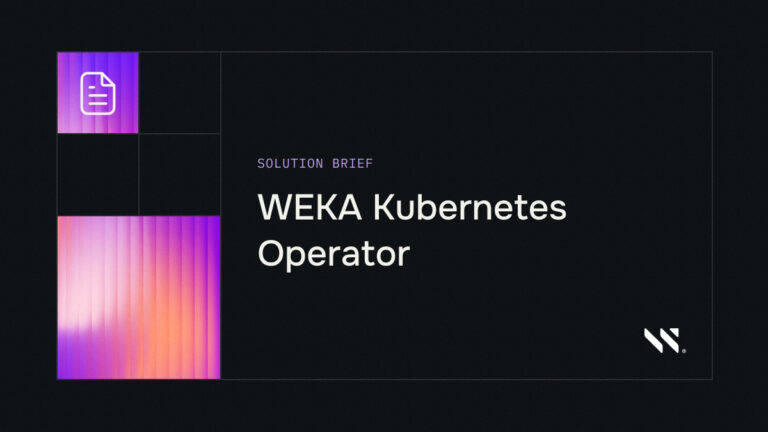 WEKA Kubernetes Operator